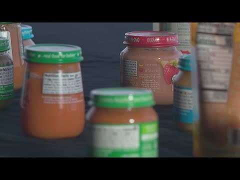 The dangers of heavy metals found in baby food