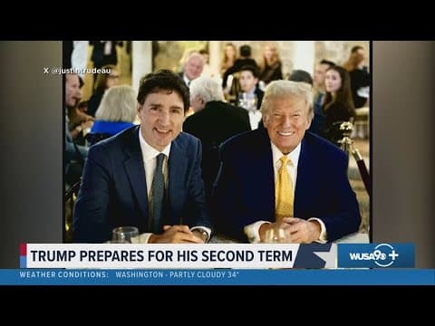 Justin Trudeau makes unscheduled visit to Mar-a-Lago after Trump tariff threat