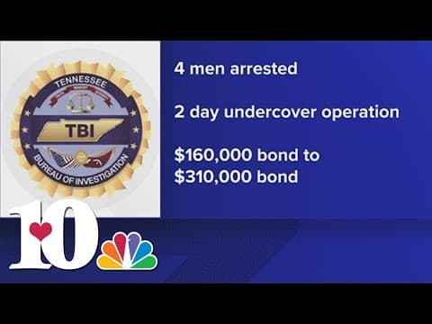 Four men arrested for human trafficking in Middle Tennessee