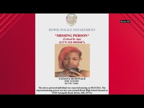 Bowie teen missing for almost 2 weeks, have you seen her?