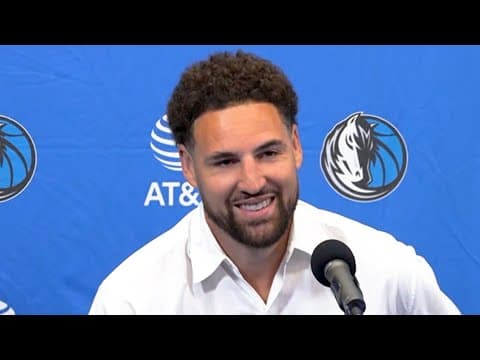 Klay Thompson speaks on what his dad thought about him choosing the Mavs and leaving California