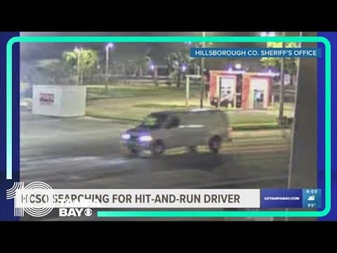Pedestrian seriously hurt in overnight hit-and-run; Hillsborough deputies searching for driver