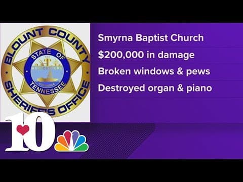 Church vandals cause an estimated $200,000 in damage