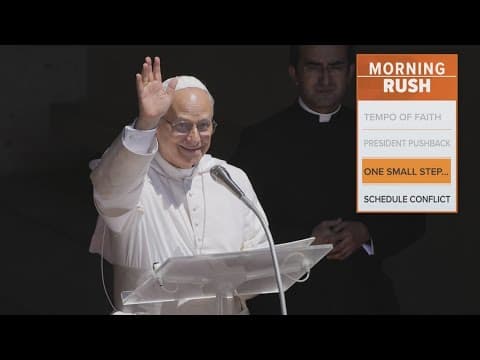 Pope Leo honors the moon landing