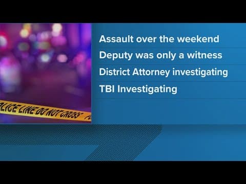 Off-duty Hancock County chief deputy 'no longer employed' after witnessing assault