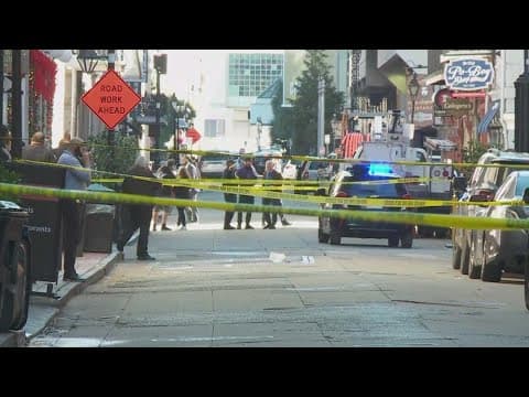 Crime scene of fatal French Quarter shooting