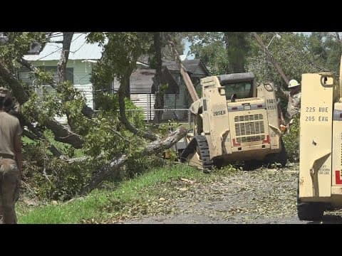 Residents recovering in St. John Parish after Hurricane Francine, some still without power
