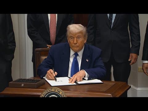 Trump signs executive order setting 30-day deadline for drugmakers to lower prescription drug costs