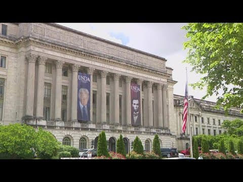 President Trump's photo is now hanging outside of the USDA