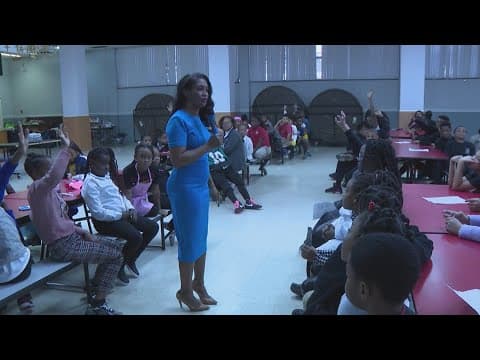 WUSA 9 visits St. Thomas Moore Catholic Academy for Career Day