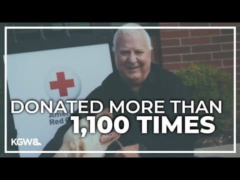 Man inducted into Blood Donation Hall of Fame after donating more than 330 gallons