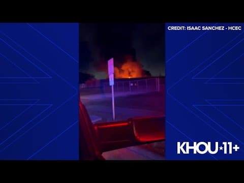 3-alarm fire at Conley Elementary School