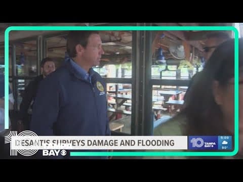 DeSantis visits hardest-hit areas in Sarasota, Manatee Counties