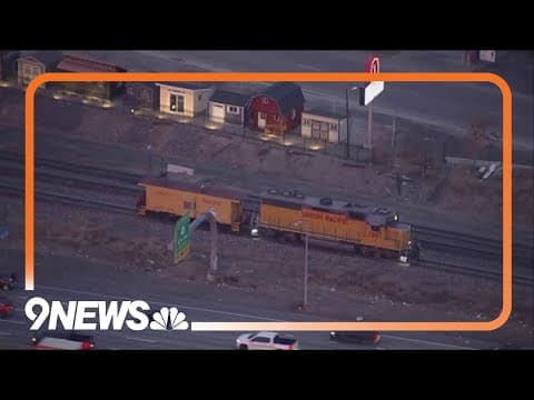 Person dies after being hit by train in Denver