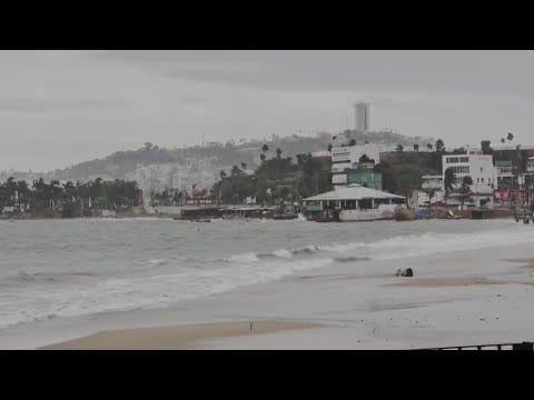 Tropical Storm Flossie growing stronger off the coast of Mexico