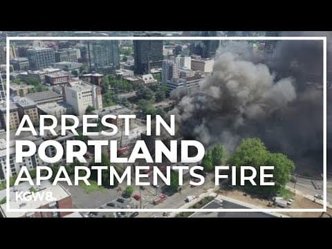 Tenant arrested for arson in Southwest Portland apartment building fire