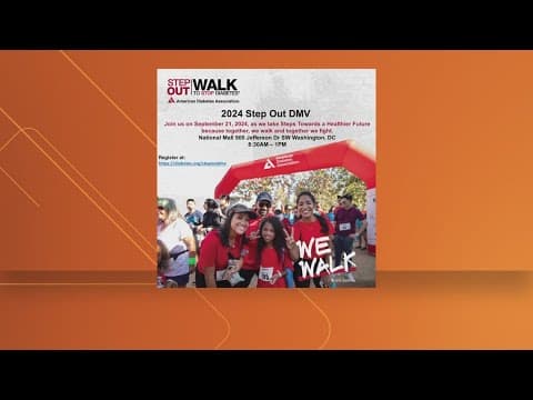 Step Out against diabetes this weekend