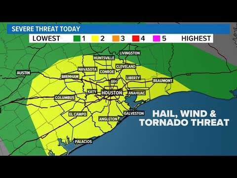 Live Radar: Track rain and severe weather moving through the Houston area