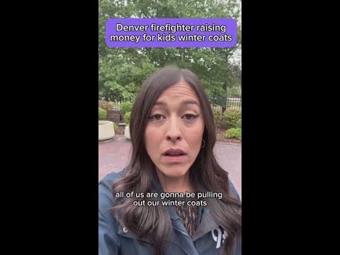 Denver firefighter raising money for kids winter coats