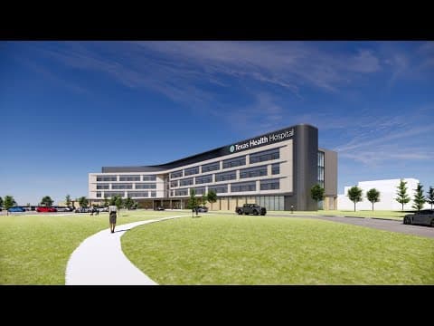 A growing North Texas city is getting its first full-service hospital