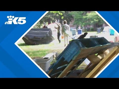 Pro-Palestinian protesters clear encampment on UW campus after agreement with university leaders