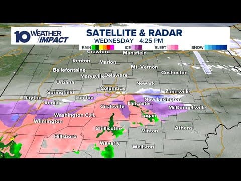 LIVE RADAR: Freezing rain moving through central Ohio