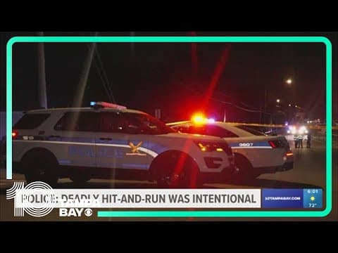 Deadly hit-and-run near St. Petersburg was intentional, police say