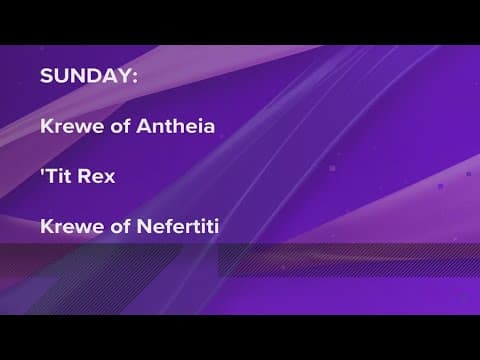 Some Carnival parades are set to roll this weekend