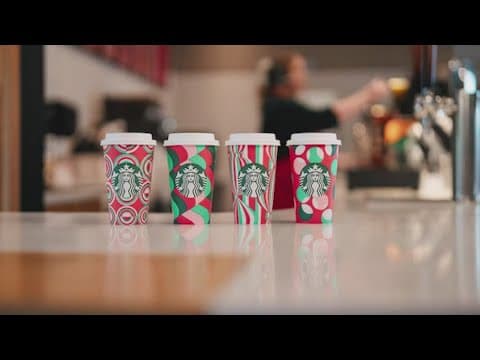 Starbucks reveals new holiday cups