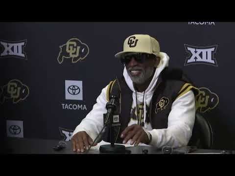 Deion Sanders holds news conference before OSU game