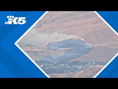 Fire sparks in Wenatchee prompting Level 3 evacuations ahead of Red Flag Warning