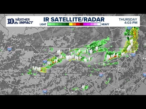 Live Weather Radar || Tracking severe storms moving through East Tennessee