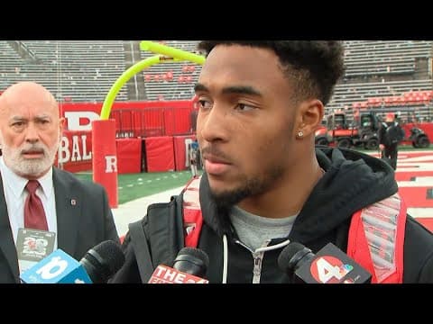 TreVeyon Henderson postgame interview | Ohio State-Rutgers