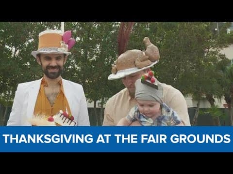 Thousands of families spend Thanksgiving Day at the Fair Grounds