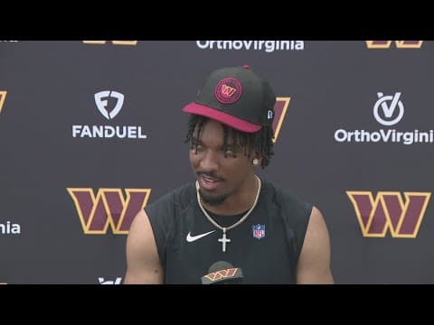 Jayden Daniels is showing up early for Commanders minicamp