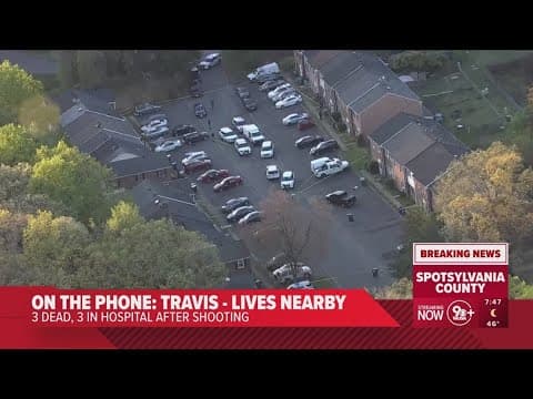 'Bullet holes in the window' | Witness describes deadly Spotsylvania County shooting