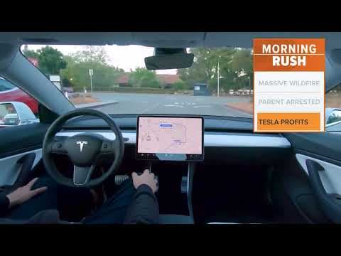 Tesla reports a sharp drop in revenue and earnings