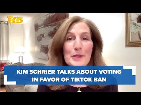 Rep. Kim Schrier discusses why she voted in favor of TikTok ban legislation