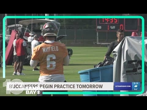Bucs to begin training camp on Wednesday