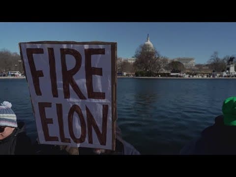 Federal worker unions sue Elon Musk over demand that they have to justify their jobs