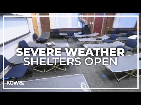 Severe weather shelters open in Washington County