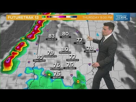 After high heat today, a couple large hail storms are possible across Indiana | Weather Impact Alert