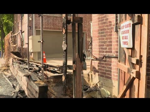 Dallas neighborhood suspect arson in house fire.