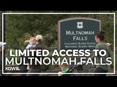 Those visiting Multnomah Falls will now have to take detour for several months