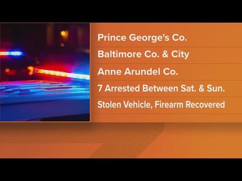 11 street takeovers broken up in 1 night across Maryland