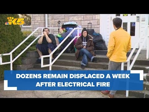 Dozens still displaced after electrical fire at Tacoma apartment building last week