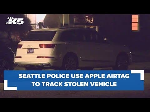 Seattle police use AirTag to track stolen car
