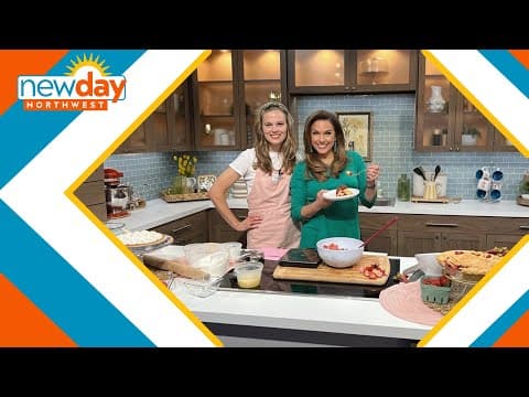 Head to the farmers market to make this strawberry rhubarb pie! - New Day NW