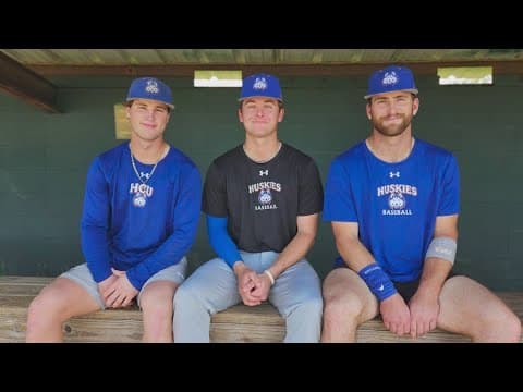 Sons of former MLB catchers at home at HCU