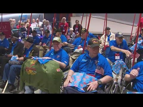 Houston veterans return home from Honor Flight trip to DC